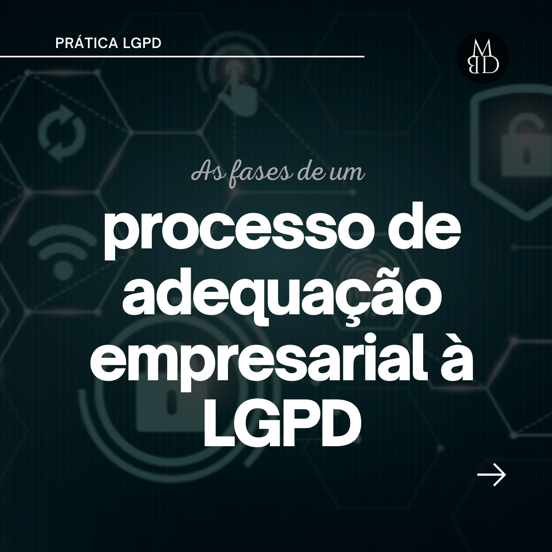 Prática de adequação empresarial à LGPD — lâmina 1 de 7.