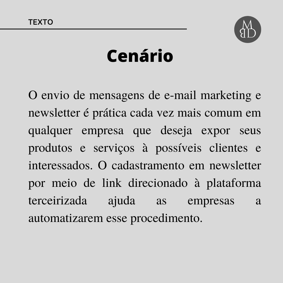 Boas práticas para newsletter e DPO — lâmina 2 de 11.