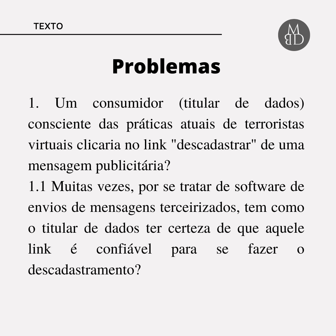 Boas práticas para newsletter e DPO — lâmina 6 de 11.
