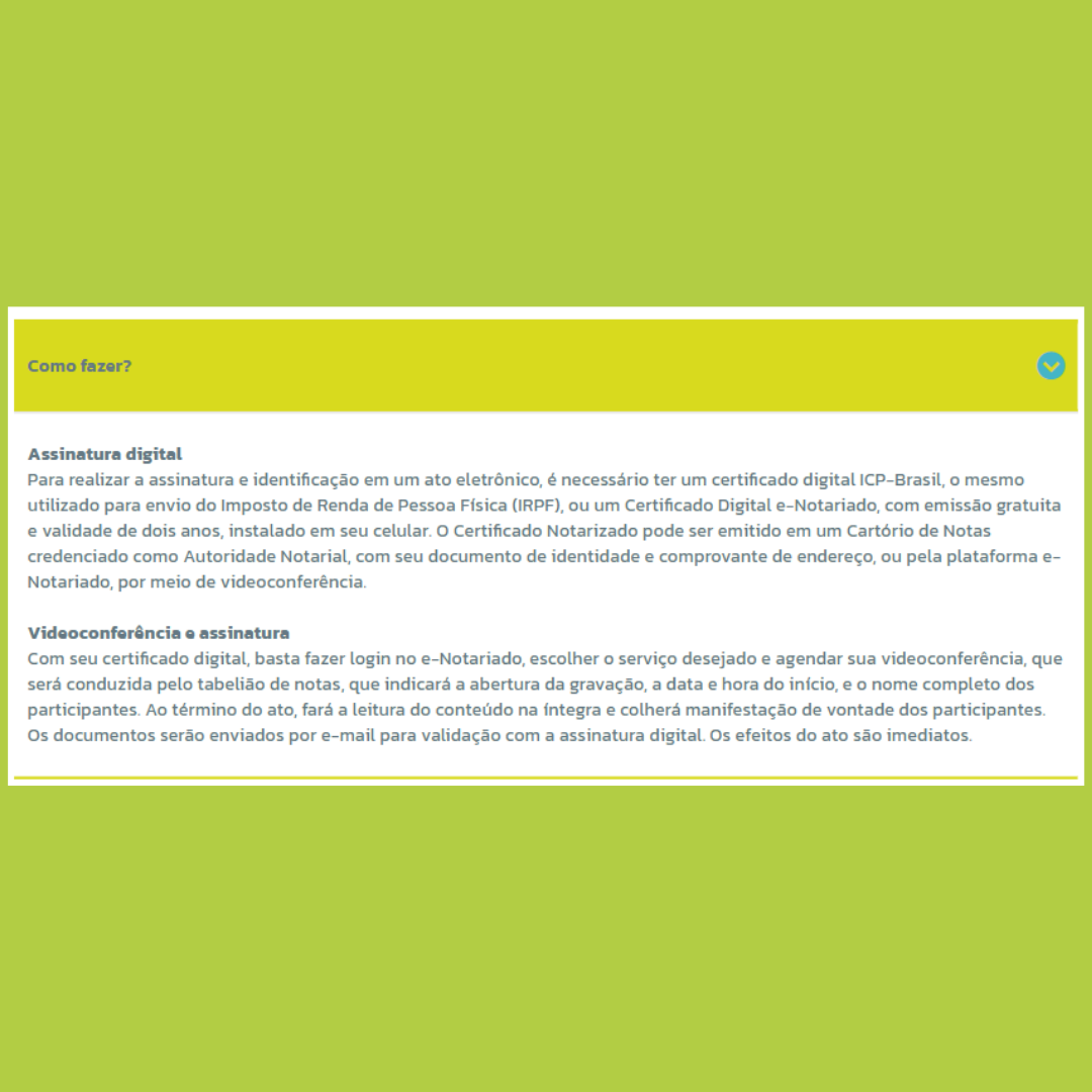 E-Notariado e certificado digital — lâmina 6 de 7.