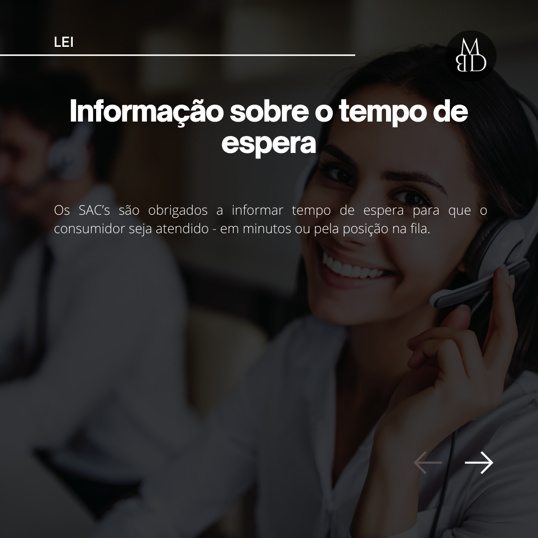 Lei do SAC e atendimento ao consumidor — lâmina 3 de 10.