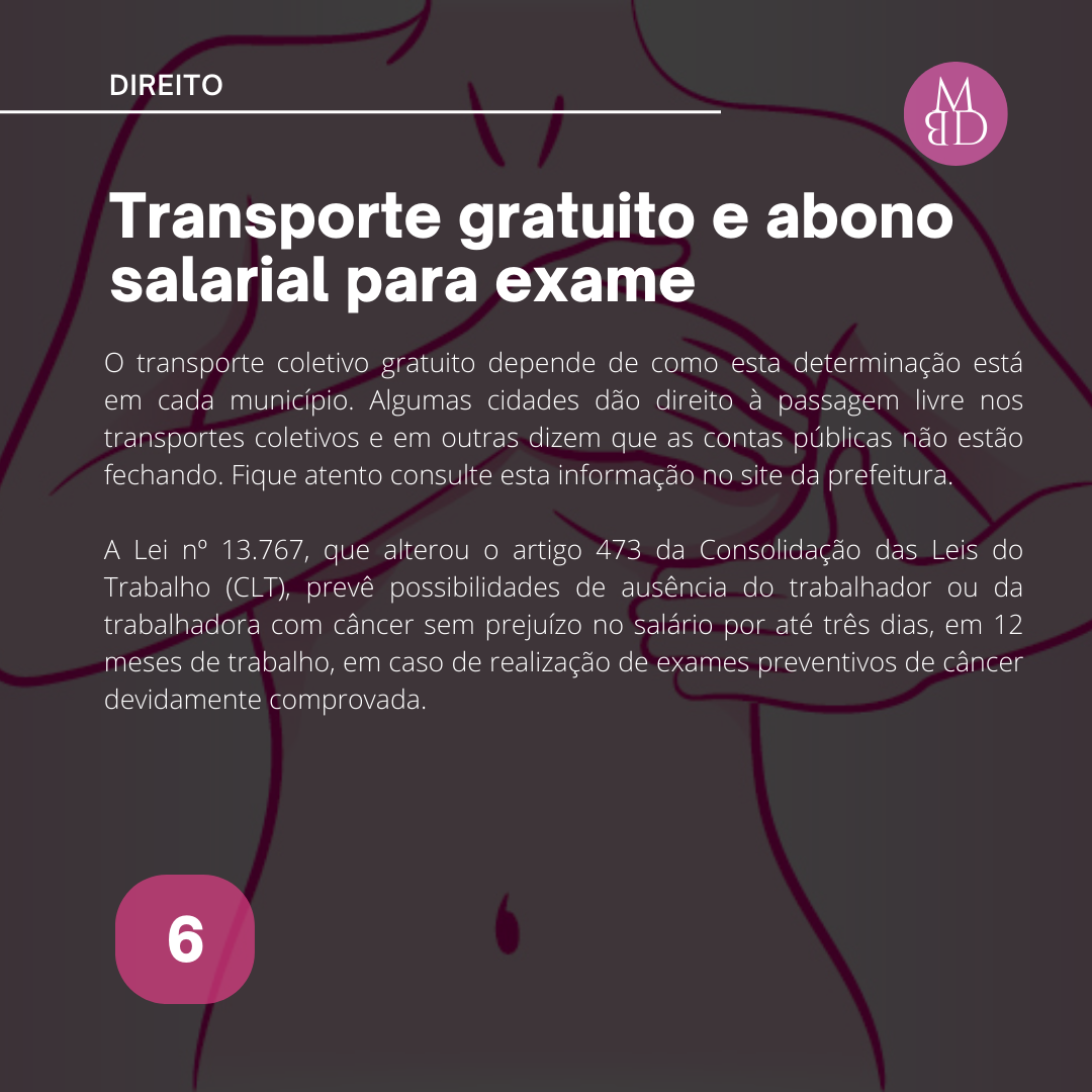 Outubro Rosa: informação, acolhimento e direitos — lâmina 7 de 8.