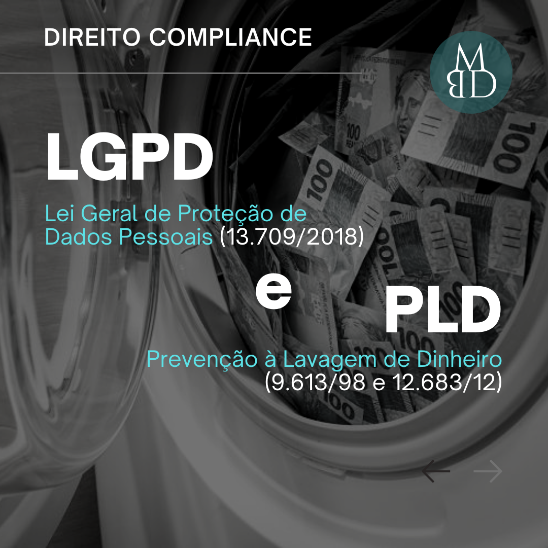 PLD e LGPD: pontos de contato em compliance — lâmina 1 de 10.