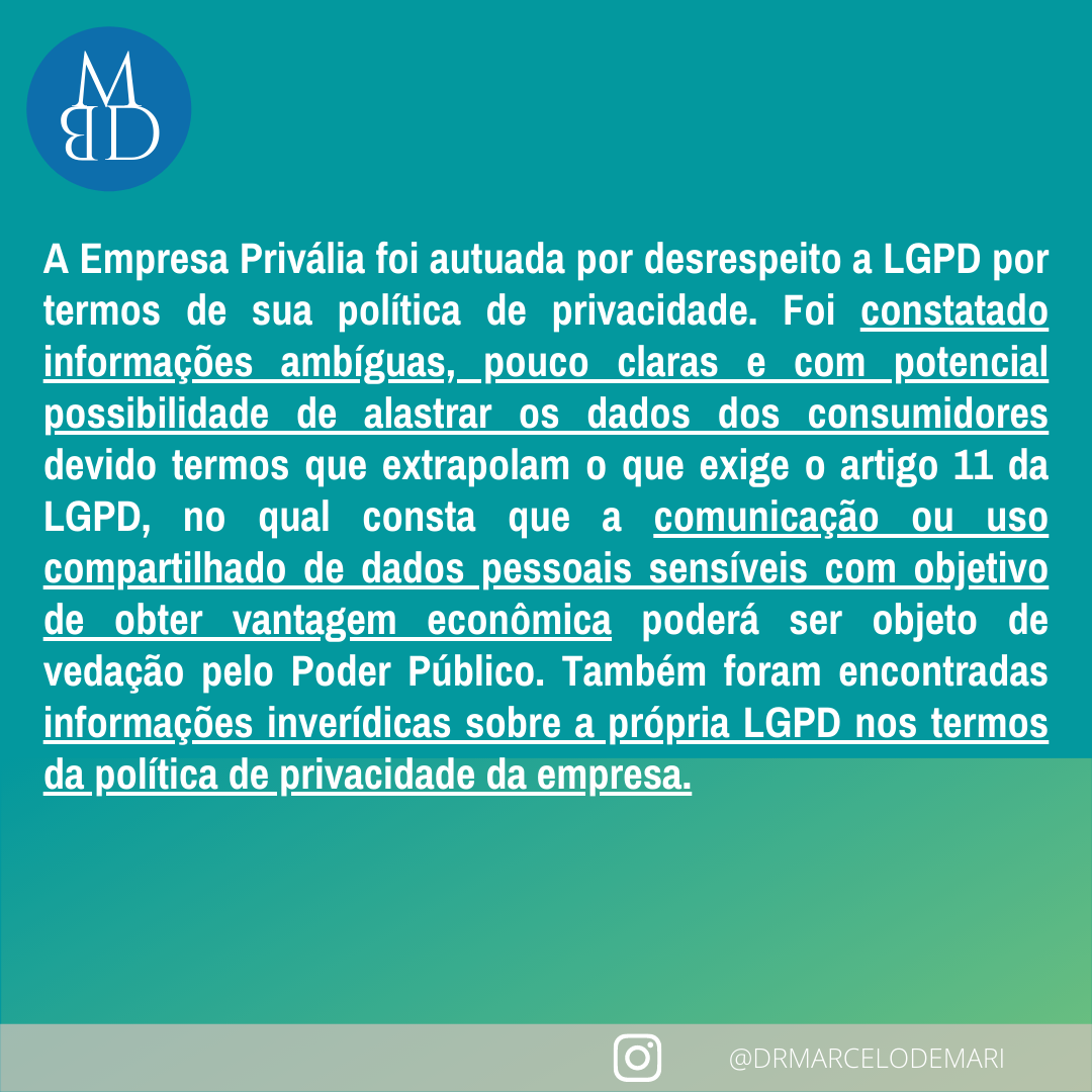 Procon-MS e autuações relacionadas à LGPD — lâmina 3 de 3.