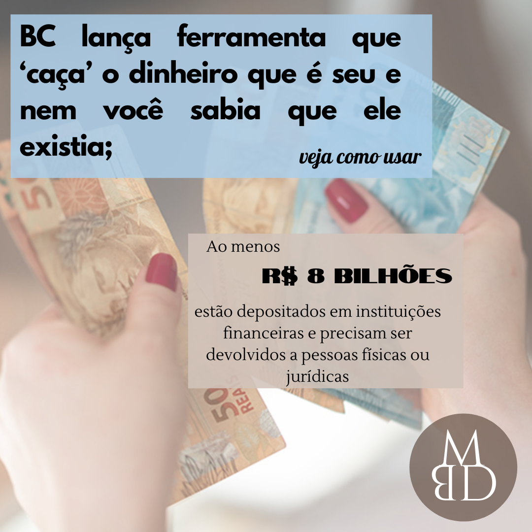 Valores a receber: consulta pelo Banco Central — lâmina 1 de 3.